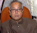Finance Minister Pranab Mukherjee